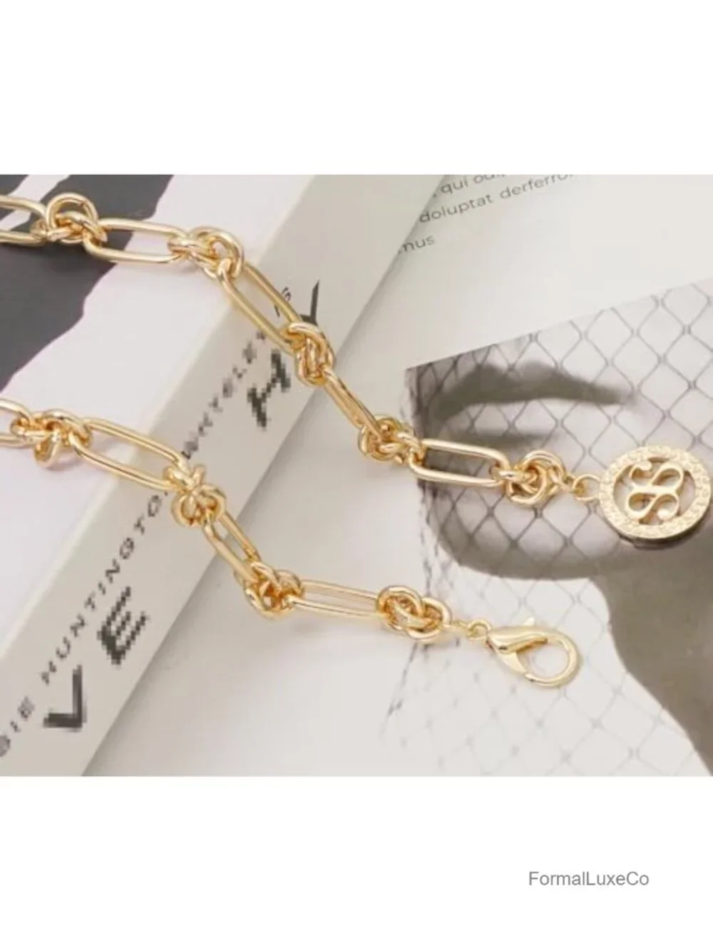 Women's Metal Waist Chain Adjustable Gold Plated Belt for Dresses Jeans